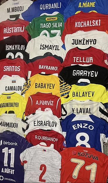 tamido collection: Kolleksiya üçün futbol köynəkləri – müxtəlif klubların və oyunçuların — 1