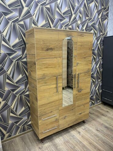 Dolablar: Yeni, Açılan, 3 qapılı Düz dolab, Qarderob, paltar dolabı — 11