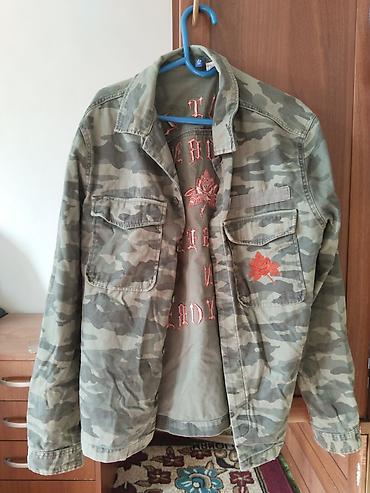 военный куртка: Куртка-рубашка H&M, мужская, размер M (EUR/US/CA/MX M; CN — 1