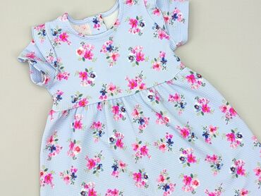 letnie sukienki w kwiaty midi: Dress, 1.5-2 years, 86-92 cm, condition - Very good