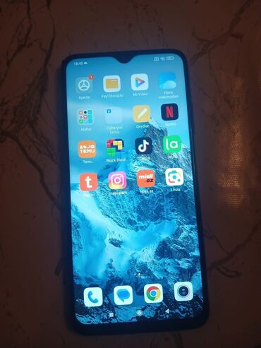 ayfon 7 s: Redmi 9T, 64 GB, rəng - Qara, Sensor