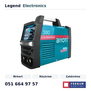 kreditle drel: Elan başlığı: Metal qaynaq aparatları Biyoti, SM ARC-380, 5900W Elan — 1