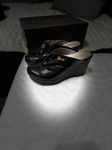 Сабо: Сабо, 36, Gucci, Новый, цвет - Черный, Платная доставка, Самовывоз — 1