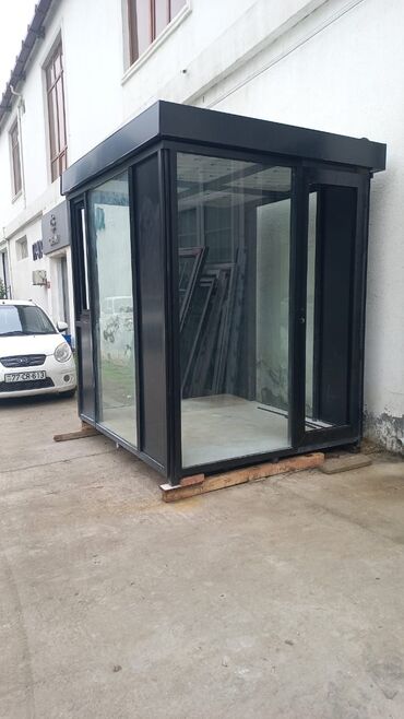 Butkalar, köşklar: ŞÜŞƏLİ MÜHAFİZƏ BUTKASI Axran köşkü Hər Növ Müasir Dizaynlı Modul — 5