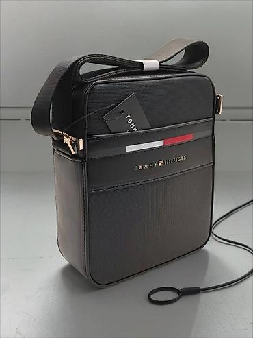 david jones: Барсетка, Tommy Hilfiger, Материал: Экокожа, Новый — 3