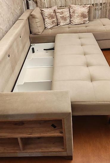 Divanlar: Künc divan, İşlənmiş, Açılan, Bazalı, Parça — 3