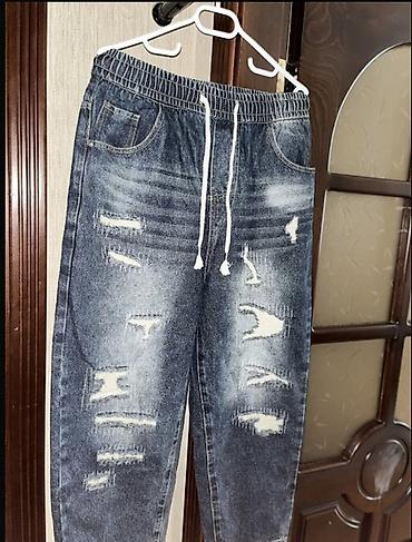 Cinslər: Kişi/cins jeans jogger tipli şalvarlar (2 model) her biri 25 MANAT - — 2
