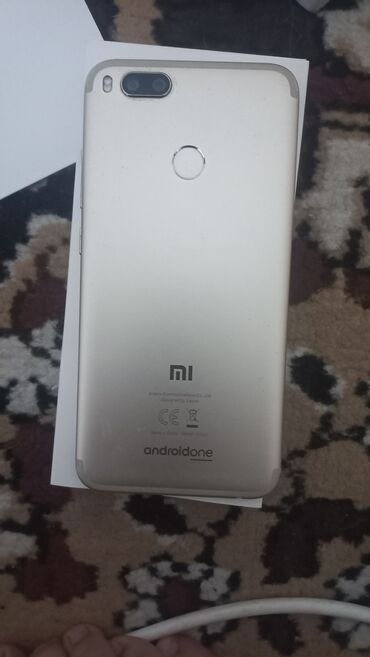 мышка mi: Xiaomi, Mi A1, Б/у, цвет - Белый, 2 SIM