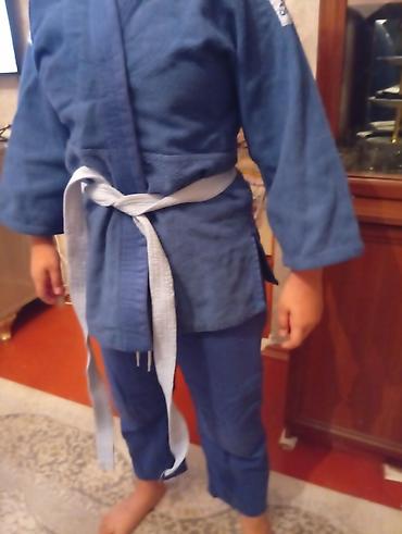 Детская одежда и обувь: Adidas uşaq cüdo kiminosu (judogi) – mavi rəng - Brend: Adidas — 5
