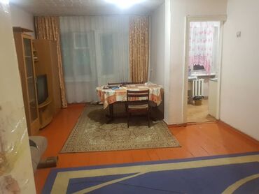 квартира ахунбаева: 2 комнаты, 43 м², Хрущевка, 2 этаж, Центральное отопление