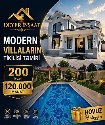 qapi: Dəyər İnşaat – Modern villaların tikintisi və təmiri - Sahə: 200 kv.m — 7