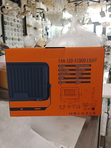 Освещение: Прожектор светодиодный FAN LED EK06-50W - Мощность: 50 Вт - Световой — 1