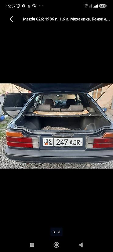 mazda cronos машина: Mazda 626: 1986 г., 2 л, Механика, Бензин, Лифтбек — 5