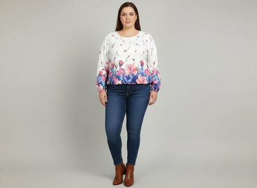 Women's blouse, size 3XL