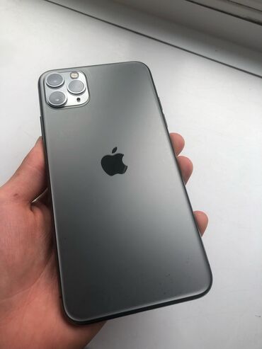 xiaomi mi max: IPhone 11 Pro Max, Колдонулган, 64 ГБ, Jet Black, Коргоочу айнек, Каптама, 70 %