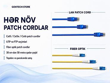 modem satışı: LAN və Fiber Optik Patch Cordlar LAN və Fiber Optik Patch Cordlar — 1