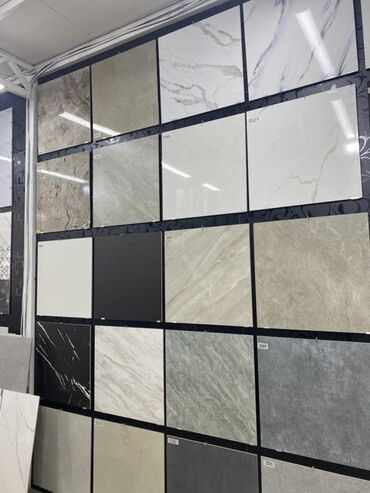 Керамическая плитка: **🔥 ПРОДАМ КАФЕЛЬ ОТ 550 сом/м²!** **✔ В НАЛИЧИИ:** ▫️ **120х60 — 4