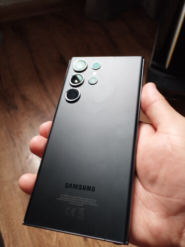 Samsung: Samsung Galaxy S23 Ultra, Б/у, 256 ГБ, цвет - Черный, 1 SIM, eSIM, 2 SIM
