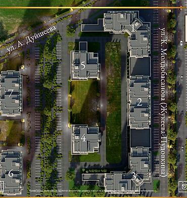 палисад 2025: 2 комнаты, 75 м², Асанбай мкр Элитка, 5 этаж, ПСО (под самоотделку) — 2