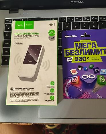 Модемы и сетевое оборудование: Мощный Wi-Fi роутер 8 часов работы. “HI42”. Портативный Wi-Fi 6 роутер — 2