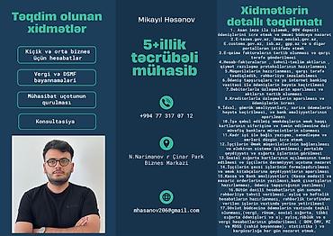 muhasib isi axtariram: Mühasib, 27 yaş, 5 ildən artıq təcrübə, Tam iş günü — 1