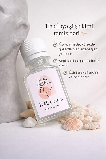 ucuz kask: FM serum – dəri baxımı üçün konsentrat serum Xüsusiyyətlər: - Üz — 1