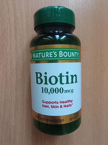 для ногти: Биотин, Для ногтей, Для роста волос, Для улучшения кожи, Nature’s Bounty, Для взрослых, США, Капсулы, Новый — 1