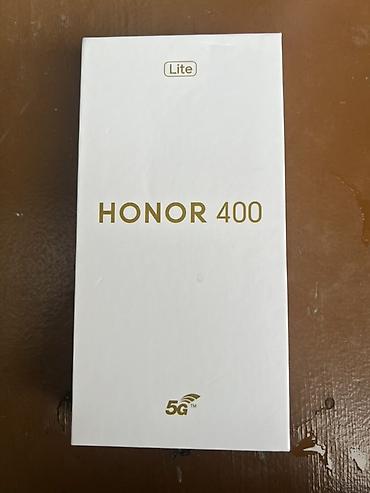 honor robot: HONOR 400 Lite 5G — смартфон в светлом цвете с коробкой и комплектной — 2