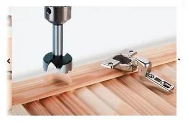 Setovi ručnog alata: Wolfcraft 8728000 set za ugradnju šarki (šablon + Forstner burgija) - — 16