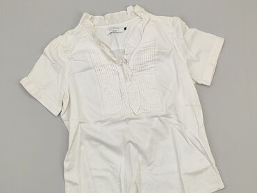 białe koszulowe bluzki damskie: Bluzka Damska, John Lewis, L, stan - Dobry