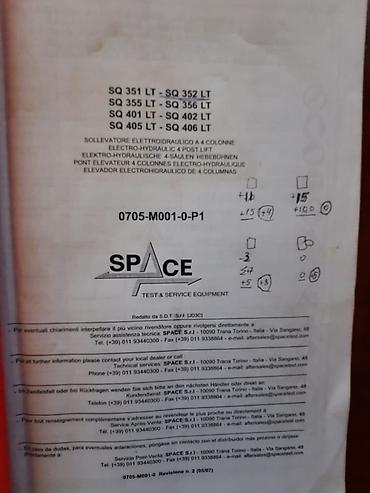 Avtoservis avadanlıqları: Space firmasina mexsus qaldirici satilir. Istifadeye tam yararlidi — 4