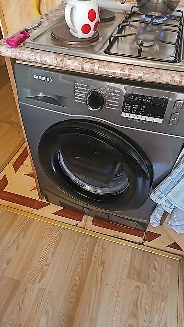 Samsung önyükləməli paltaryuyan maşın - Rəng: tünd boz/metal - Ön