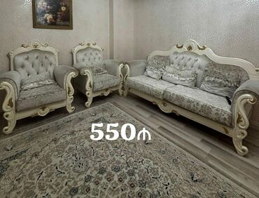 dest qab: Б/у, Диван, 2 кресла