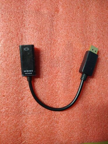 переходник hdmi: Переходник конвертер displayport (папа) на HDMI (мама) Цена 550Сом