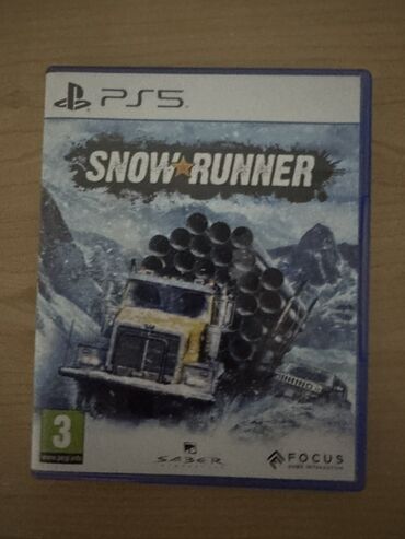 playstation 5 bakida: PlayStation 5 üçün SnowRunner oyunu. Bu oyun, çətin ərazilərdə yük