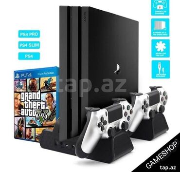 PS4 (Sony Playstation 4): Hər növ PlayStation 4 konsollarinin satisi PS 4 Fat(oyunsuz) 500 GB 1