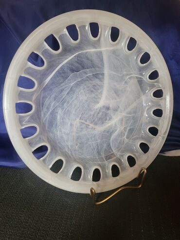 Kuhinjski setovi: Tanjir nov rucni rad puno staklo univerzalni. Tanjir za — 4