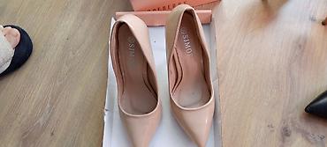 Basanoşka və səndəllər: Qadın platforma sandal - Rəng: bej/nude tonları - Dizayn: Taxta/kork — 7