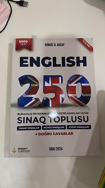 Testlər: “English 250 – Sınaq Toplusu” (Nərgiz R. Nəcəf), yenidir, istifade — 1