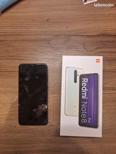 Xiaomi: Xiaomi Redmi Note 8 Pro, 64 GB, rəng - Qara, 
 Barmaq izi