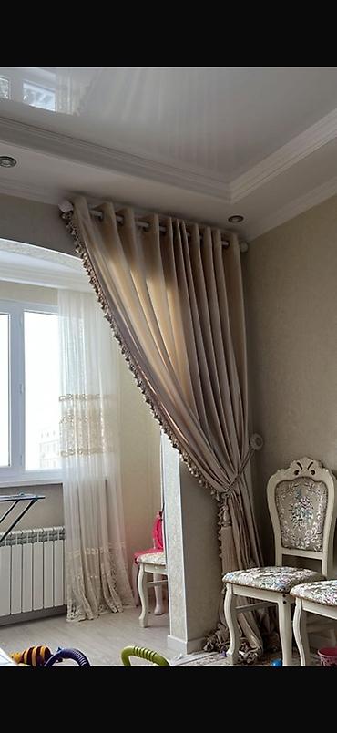 Шторы и занавески: Портьера, С ламбрекеном, Готовое изделие, Для спальни — 2
