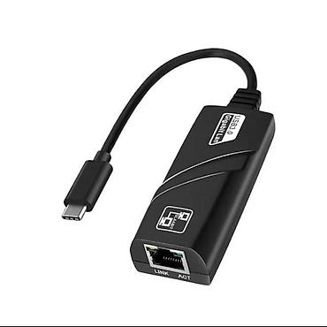 Адаптер Type-C Ethernet (USB‑C → RJ45) для проводного подключения к