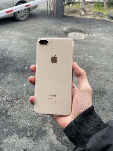 Apple iPhone: IPhone 8 Plus, 64 GB, Rose Gold, Zəmanət, Barmaq izi