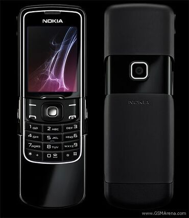 nokia 8800 сапфир: Nokia 8 Sirocco, rəng - Qara, Düyməli