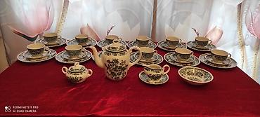 yaşıl çay: Çay dəsti, rəng - Yaşıl, Farfor, Villeroy & Boch, Almaniya — 8