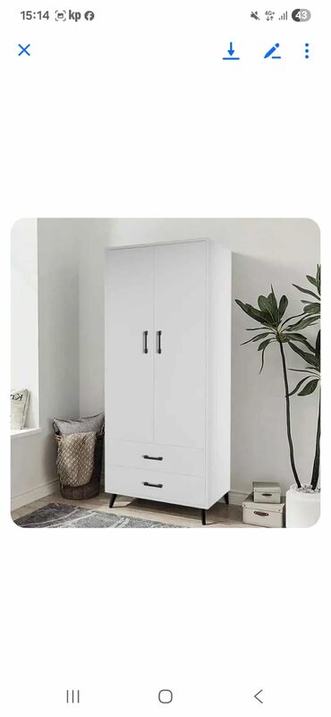 Komode: Ormar AMALFI Beli 21500dinKod: Ormar AMALFI Beli - CM-2KGAR-0B2