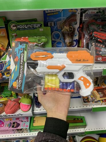 игрушки для 9 лет: Бластер с пулями [ акция 70% ] - низкие цены в городе! Успейте