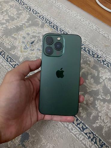IPhone 13 Pro, Б/у, 128 ГБ, Alpine Green, 75 % at lalafo.kg IPhone 13 Pro, Б/у, 128 ГБ, Alpine Green, 75 %