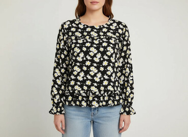 bluzki hiszpanki plus size allegro: Top Secret, Women's blouse, size XL