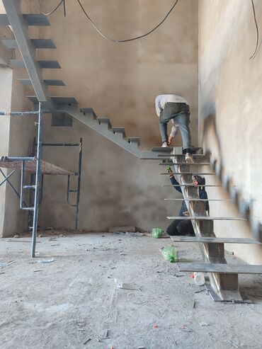 Обшивка лестниц: Лестница лестница каркас сварочный работа лестница перила на весь — 27